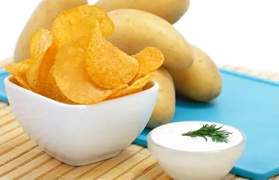 chips and cream for dogs